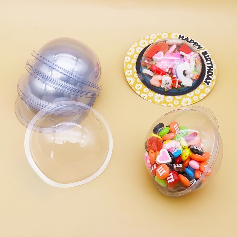 Plastic Dome Clear - 10pcs/set DIY Plastic Candy Dome Set,