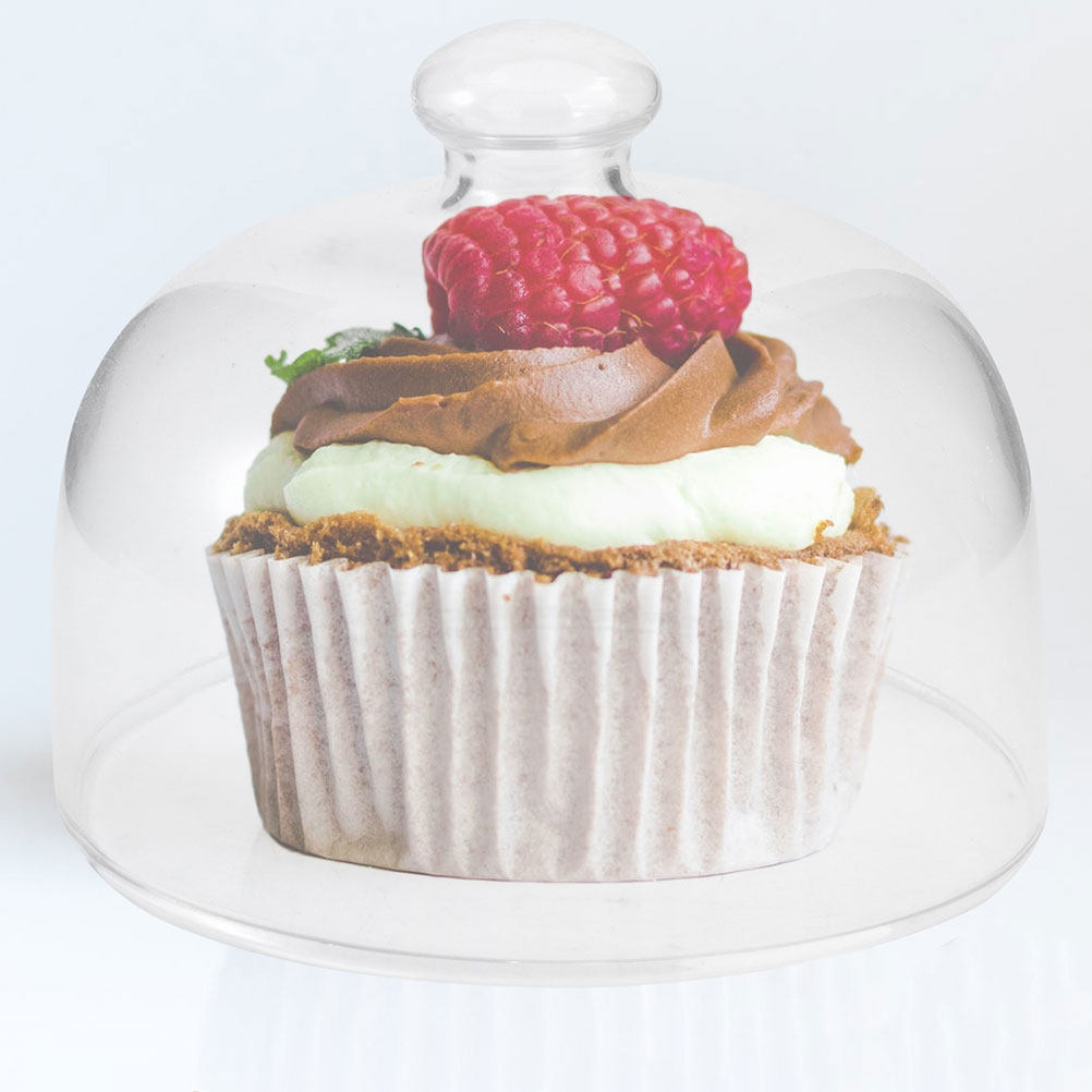 2Pcs Transparent Cake Dome Cov - Plastic Dome Clear 评论和价格